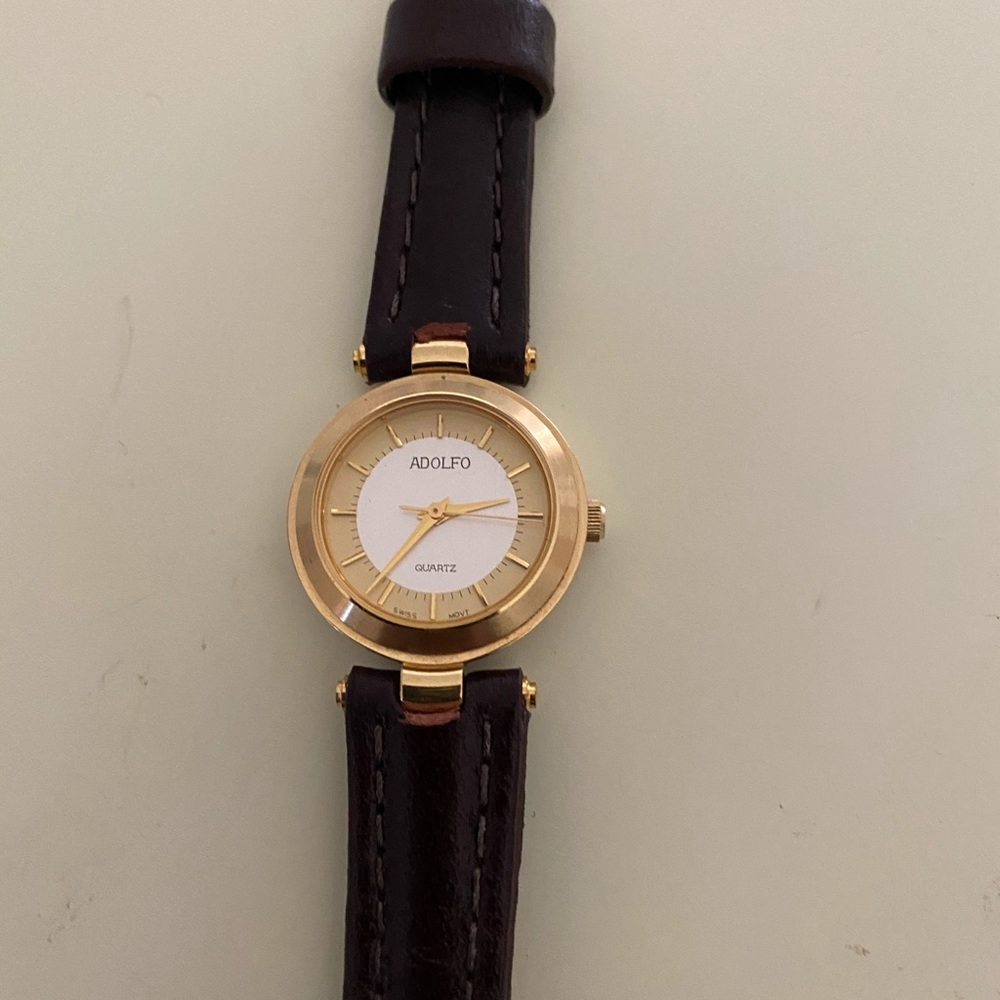 Women’s Adolfo Watch Gold and Brown